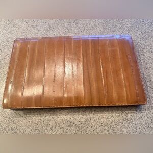 Vintage Eel Skin Clutch (New)